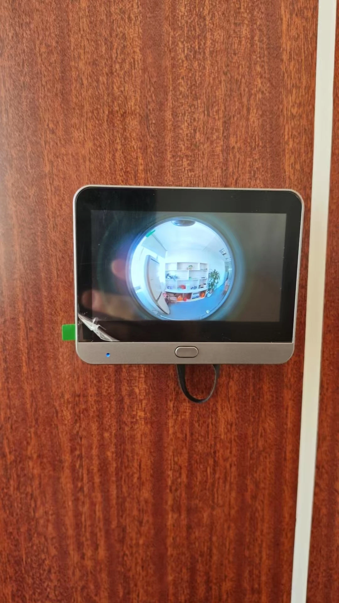 4.3inch Tuya APP 3MP 360Degree Fish Eye Lens WIFI Doorbell Intercom Visual Panoramic Video Door Phone Peephole Camera Doorviewer