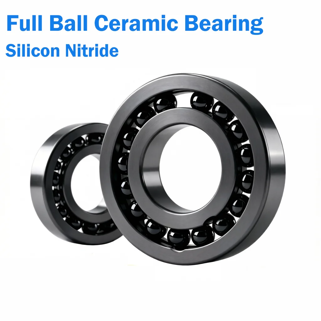 1pcs 606CEF 608CEF 625CEF 688CEF 6000CEF 6001CEF~6906CEF Silicon Nitride Full Ball Ceramic Bearing High Temperature Bearing