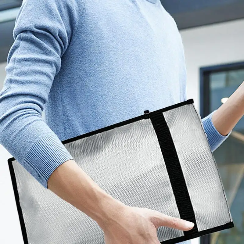 Borsa ignifuga per documenti borsa portadocumenti custodia portadocumenti blocco segnale borsa ignifuga borsa portadocumenti con