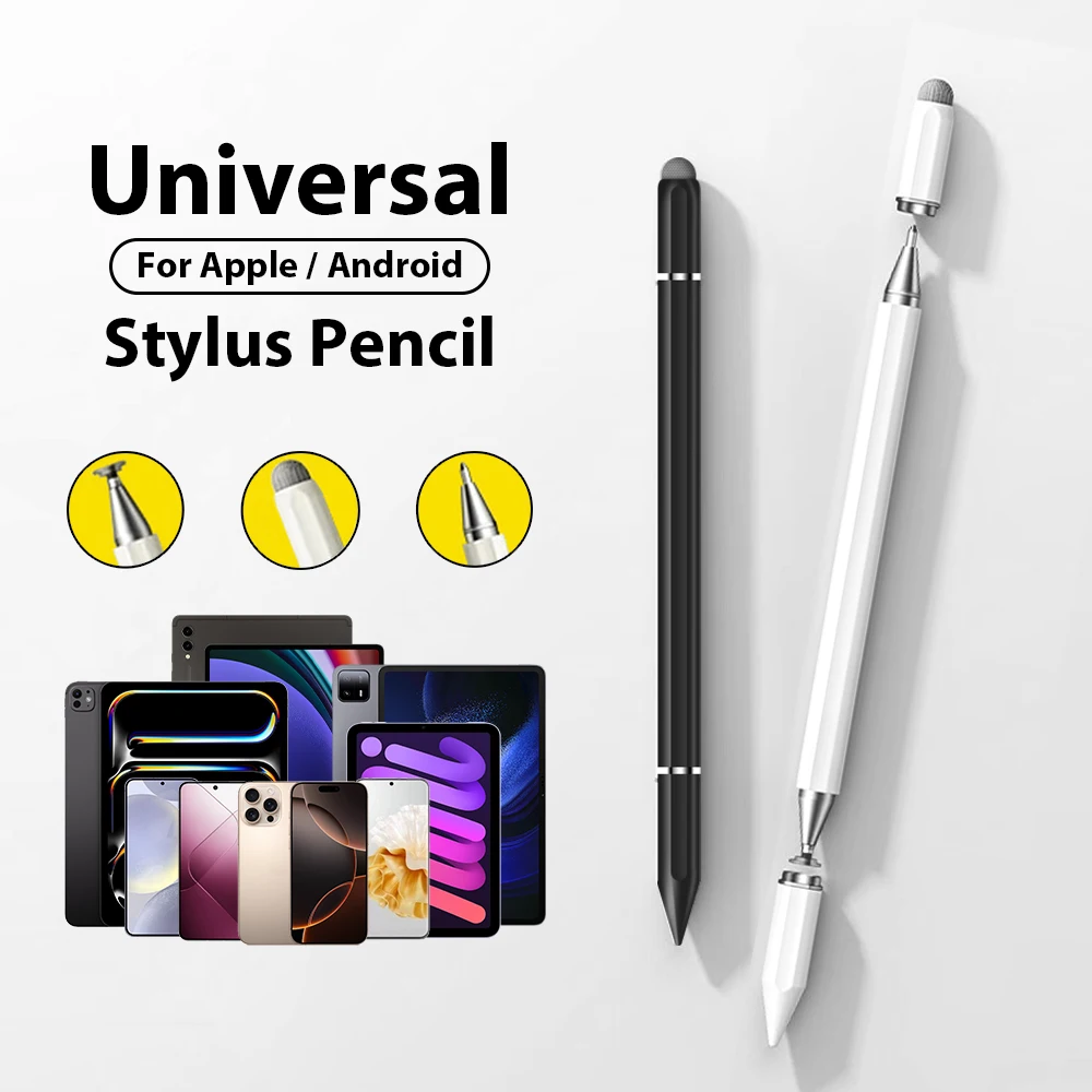 Universal Stylus Pencil For Samsung Xiaomi Huawei Redmi For Apple iPad iphone Pen Android Tablet Phone Touch Pens Accessories