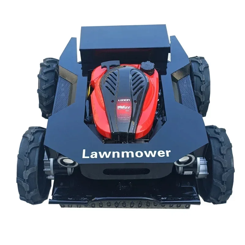 4WD Remote Control Lawn Mower Robot RC Lawnmower 4x4 Grass Cutter Machine For Garden and Home Use