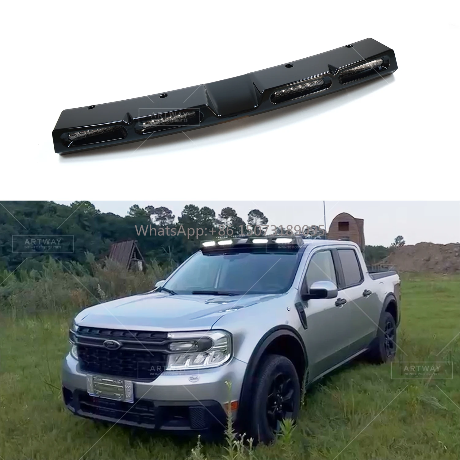 

Car Modification Spare Parts 4 LED Roof Light Top Light for Ford Maverick Auto Parts Roof Spoiler Light