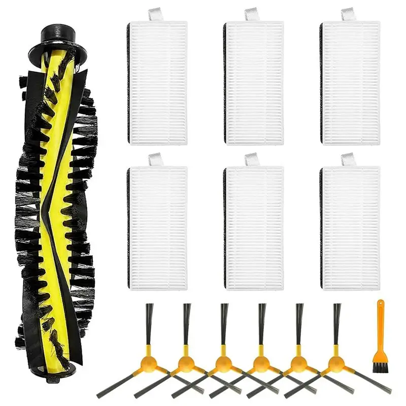A51U For Tesvor X500 X500 Pro M1 M2 Accessory Kit for Neatsvor X500 Robot Vacuum Replacement Parts Roller Brush Filters