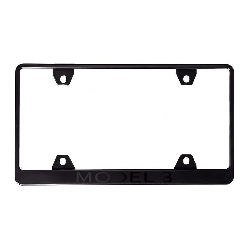 For Tesla Model 3 Y 2021-2023 Car License Plate Frame Holder Bracket Original Rear Modification Exterior Auto Accessories