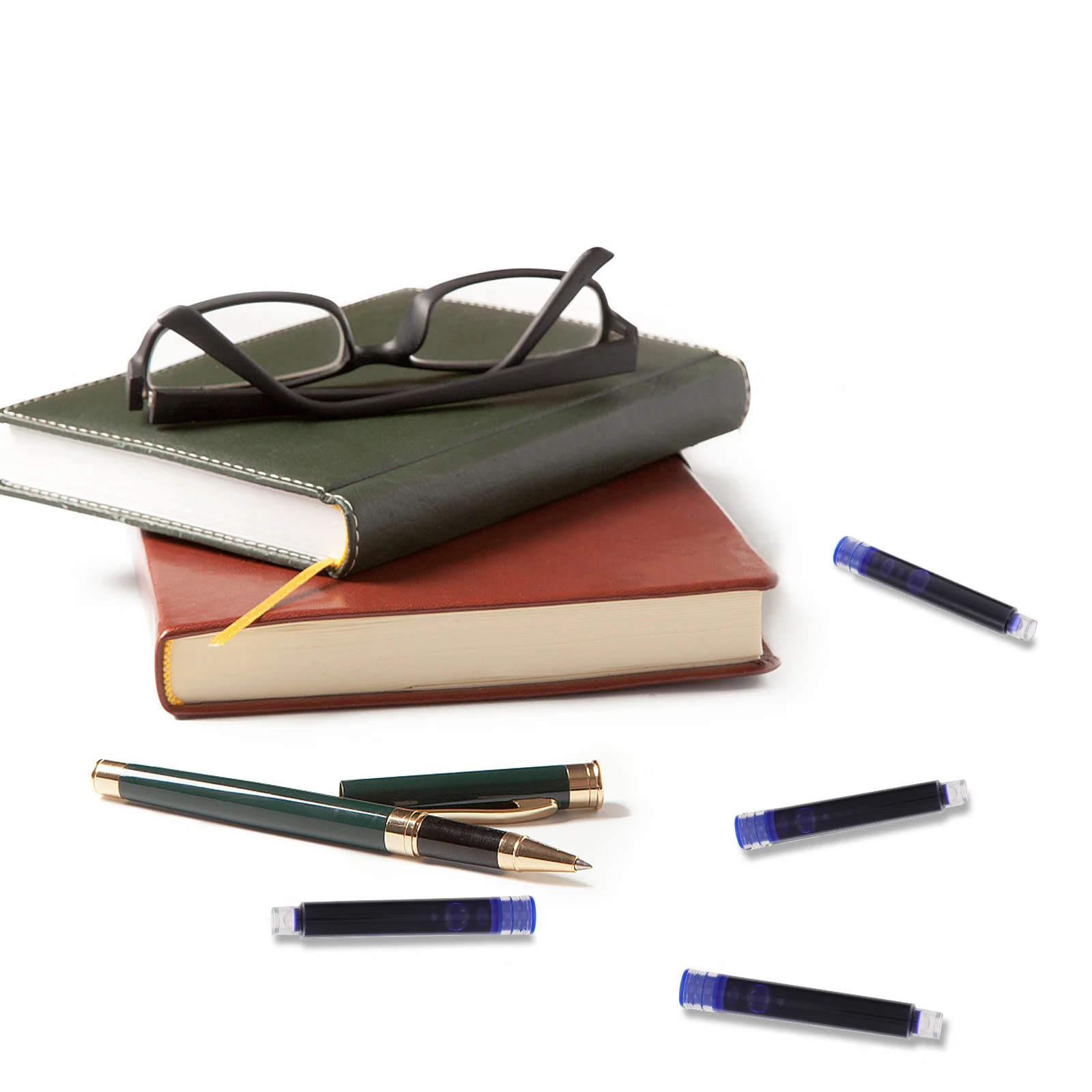 

100 pcs Fountain Pen Ink Cartridges Universal Converter For Refill Steel Nib Smooth Writing Replacement Office School