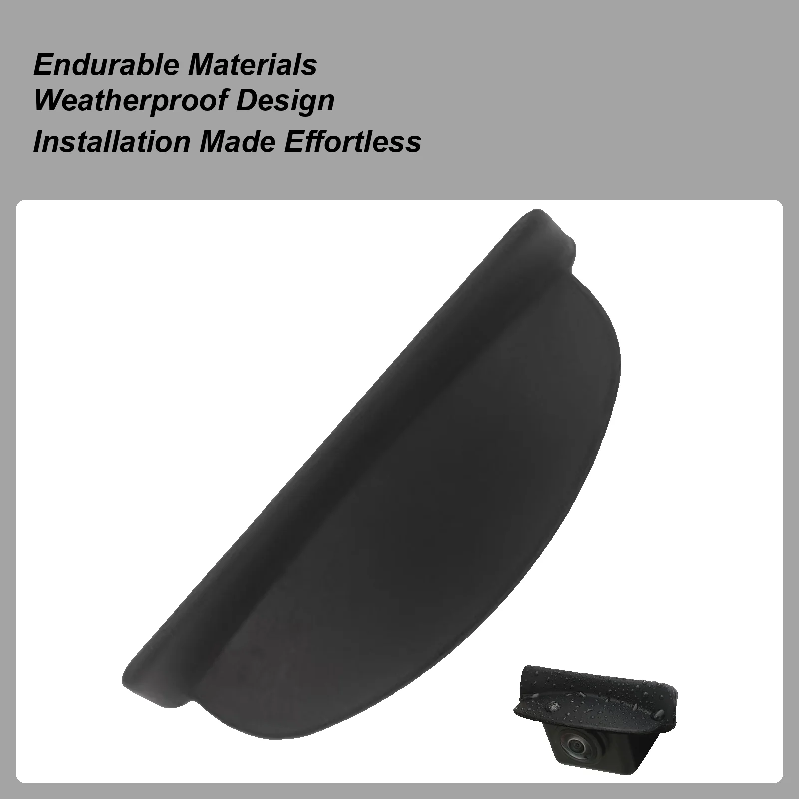 Car Rear Camera Rain Cover Anti-Rain Silicone Eyebrow Protector Back Up Camera Rain Guard For Car For Vehicle Outdoor Dust Truck