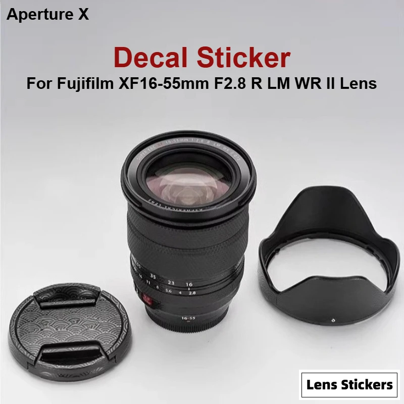 

For Fujifilm XF16-55mm F2.8 R LM WR II Decal Skin Vinyl Wrap Film Lens Body Protective Sticker Coat 16-55II