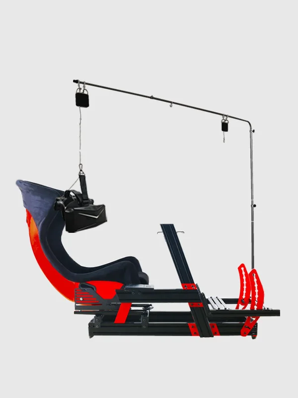 Zero gravity VR headset weight loss bracket clip-on telescopic hanger