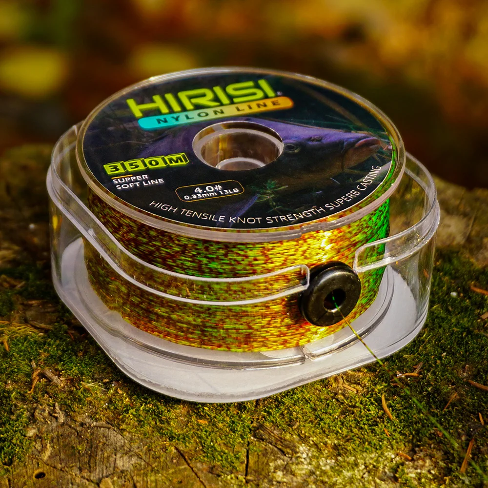 

Hirisi 350M Super Strong Spotted Line 12~20LB Japan Monofilament Nylon Carp Fishing Line Invisible Fishing Line