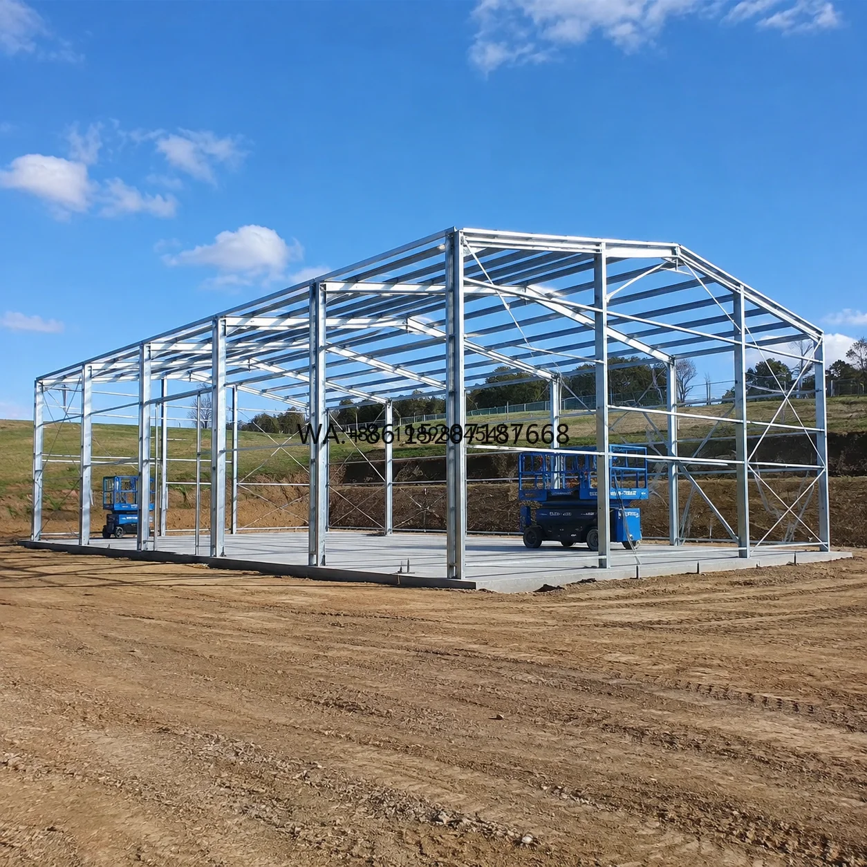 Modern Steel Building Warehouse Workshop Solar Energy Roof Factory Storage Industrial Construction Solution Center