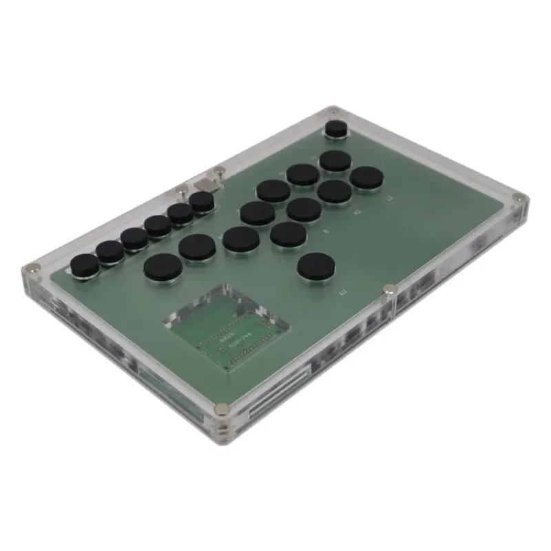 B1-PC-DIY Ultra-Thin All Buttons Hitbox Style Arcade Joystick Fight Stick Game Controller for PS4/PS5/PC/ USB Hot-Swap Cherry MX