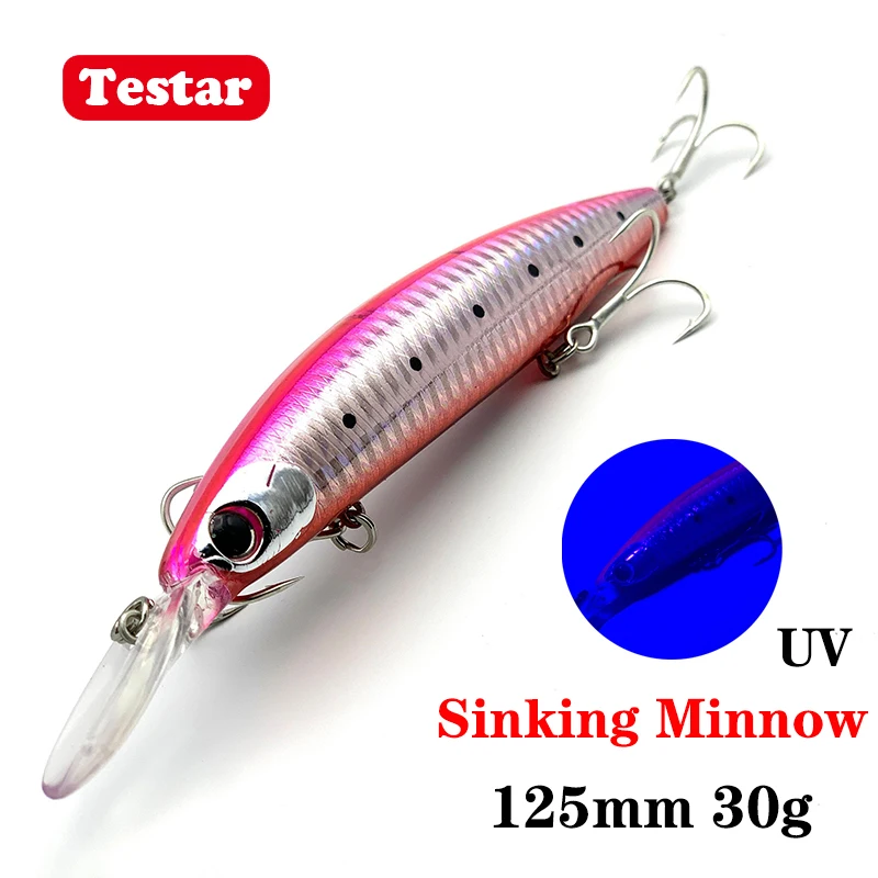Testar Sinking Minnow 125mm Wobler
