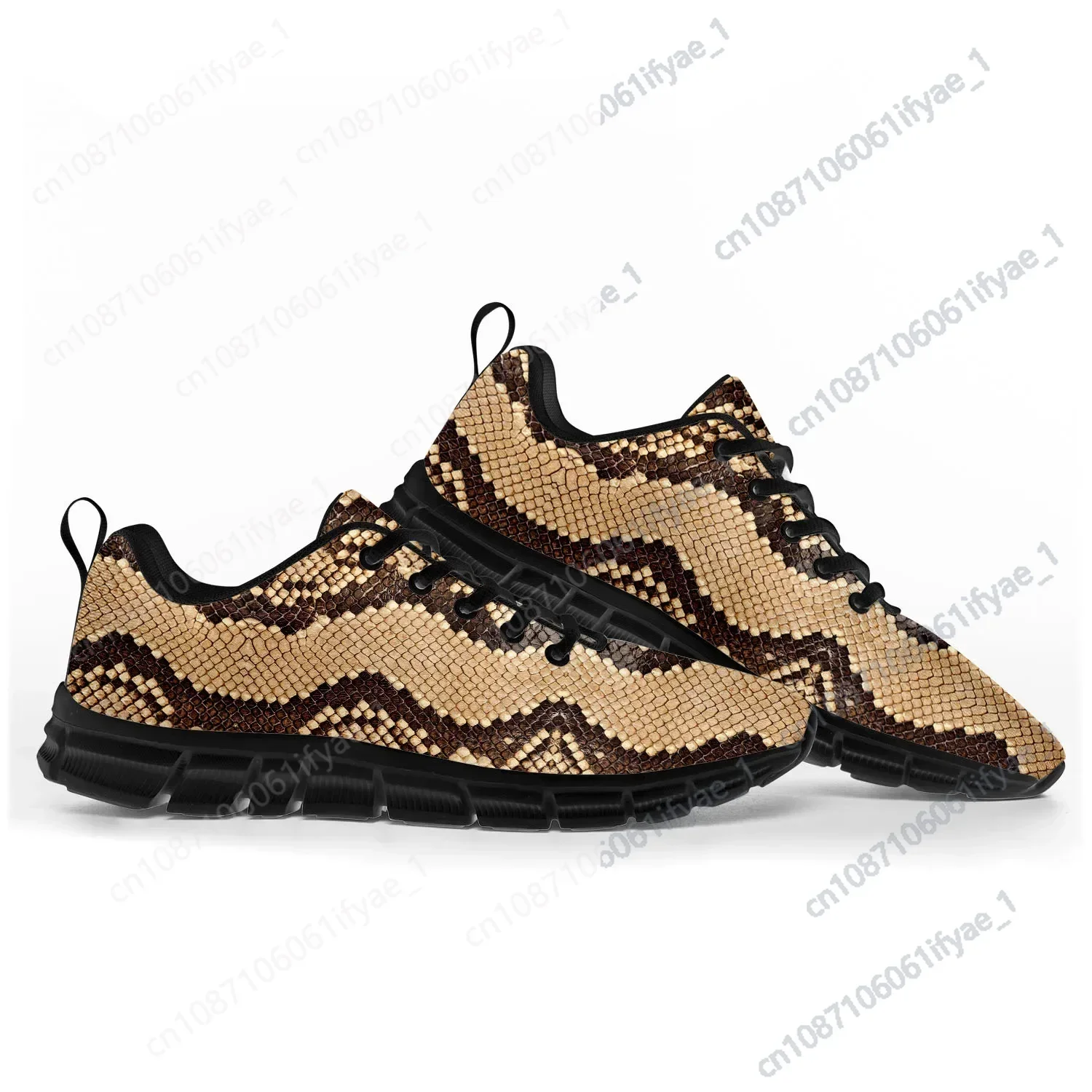 

Snake Skin Pattern Sports Shoes Mens Womens Teenager Kids Children Sneakers Tide Printed Causal Custom Quality Couple Shoes