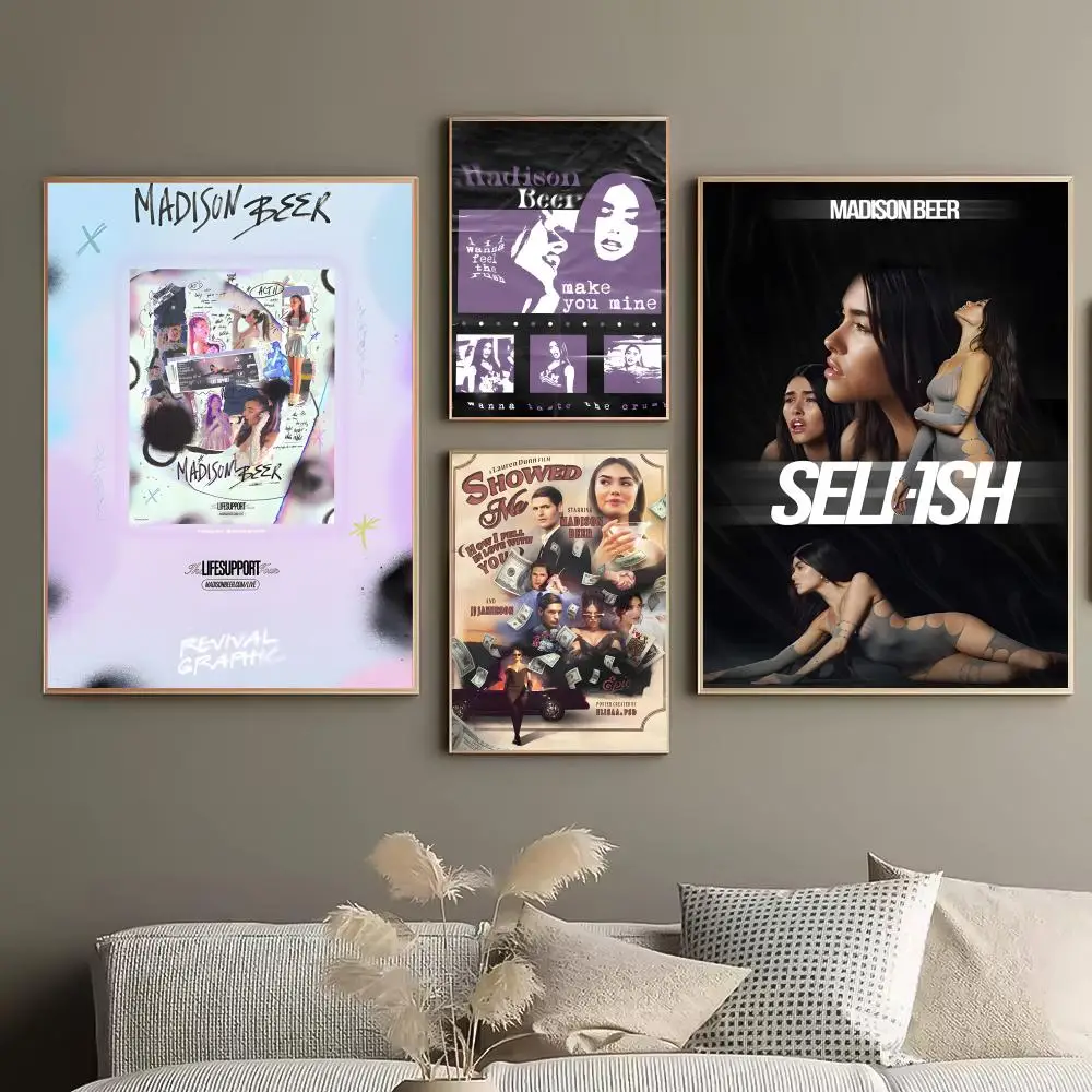 M-Madison Beer Indoor Space Decor Clean Space Decor Trendy Wall Makeover Warm Glow Setup Relaxing Space Decor Poster