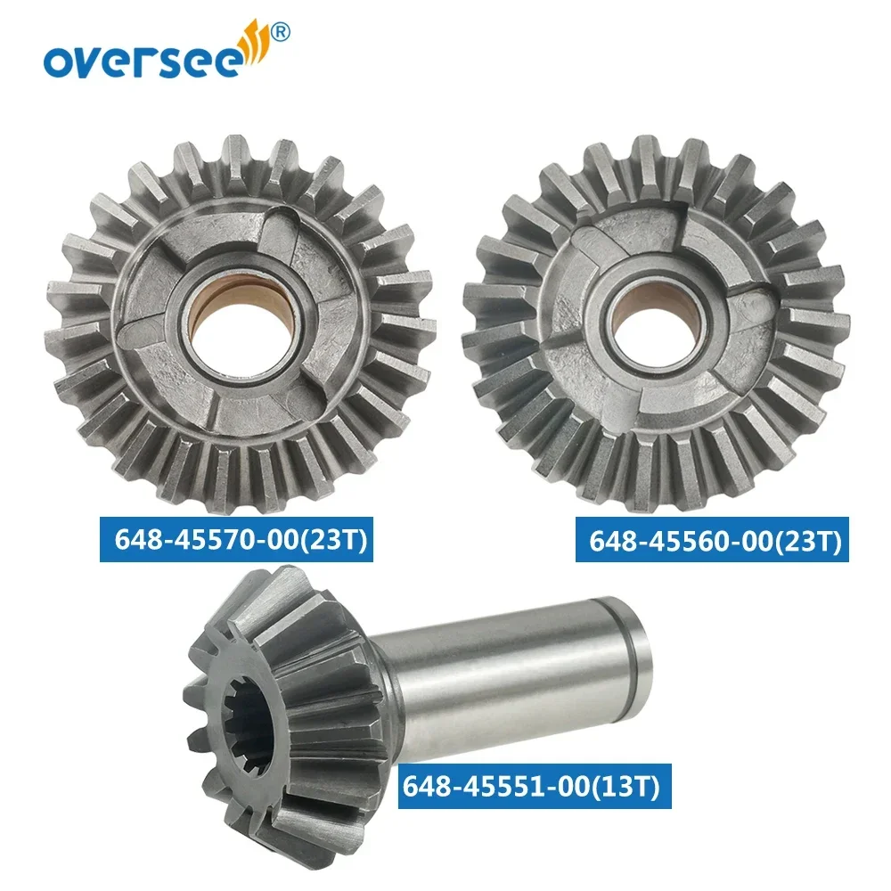 

Комплект шестерен 648 для подвесного мотора Yamaha 2T 25HP C25 F25 Передняя шестерня 648-45560; Реверс шестерни 648-45570; Шестерня 648-45551-00