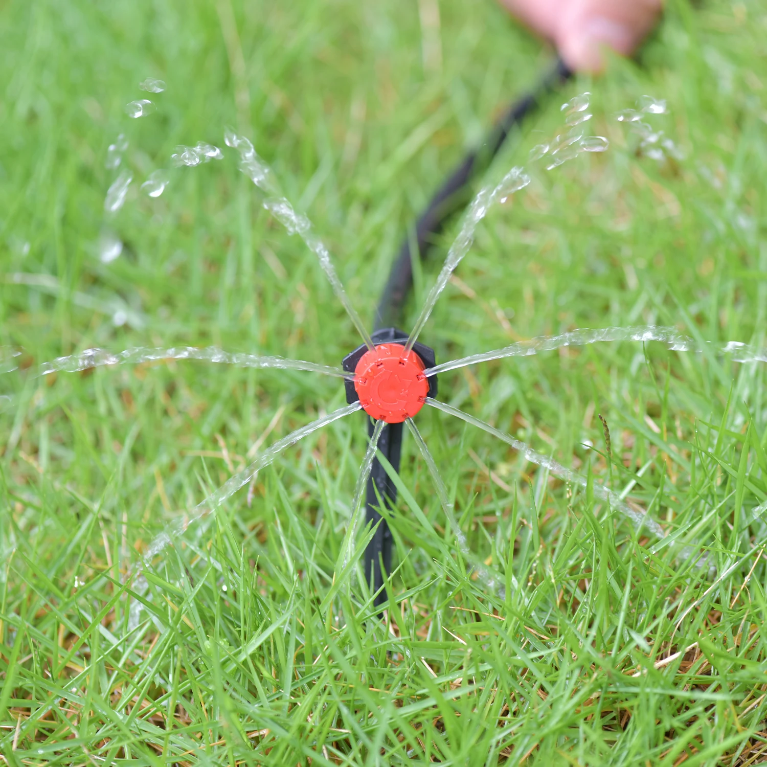 Goteros de riego ajustables, emisor de aspersores de 8 orificios, sistema de riego por microgoteo para jardín, boquilla de riego para patio y