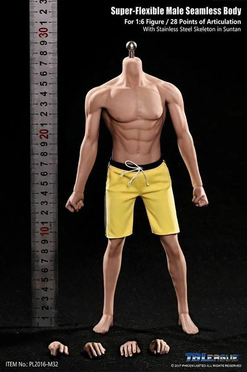 TBLeague 1/6 Phicen M30 M31 M32 M33 M34 M35 M36 Staal Roestvrij Skelet Super Flexibele Naadloze Mannelijke Man Figuur Zonnebrand Lichaam