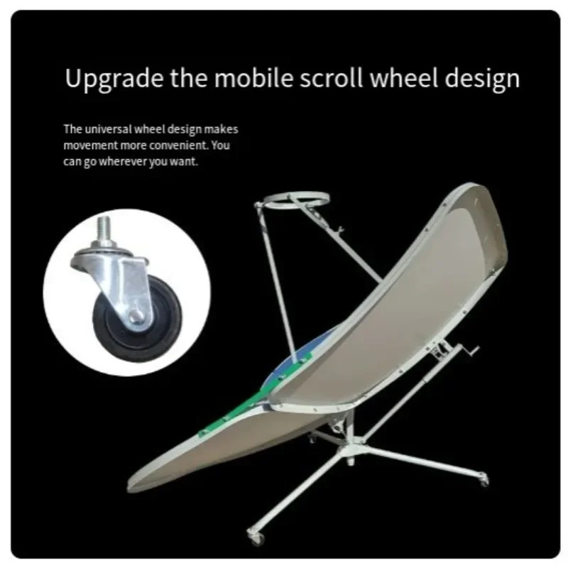 High Efficiency Off-Axis Parabolic Solar Cooker, Portable Concentrated Hot Spot Stove for Off Grid Outdoor Cooking