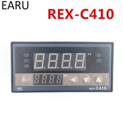 Regolatore di temperatura PID digitale RKC REX-C410 48*96mm orizzontale, ingresso termocoppia K,PT100, uscita relè J per calore