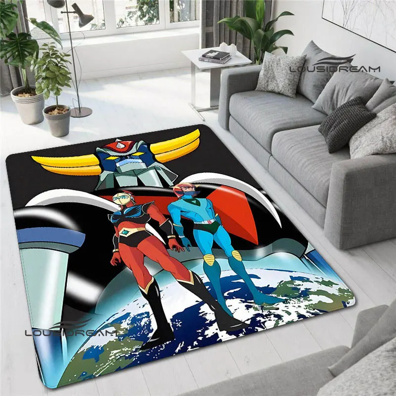 UFO ROBO GRENDIZER GOLDORAK printed carpet anime rug outdoor rug area rug kawaii room decor bedroom decor birthday gift