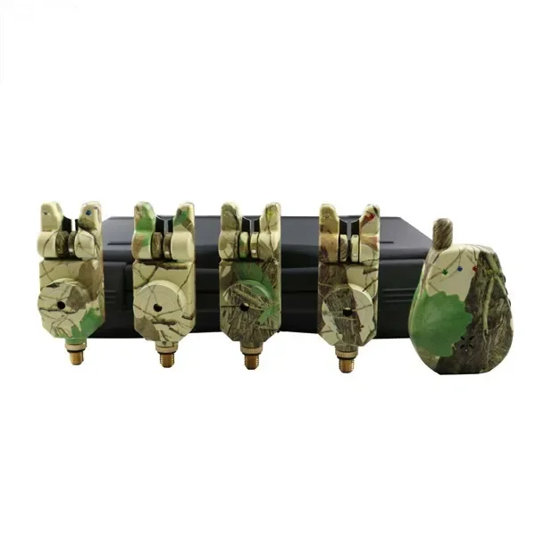 

JZH-RF598 4+1 High Voice Wireless Waterproof Camo Fishing Bite Indicator
