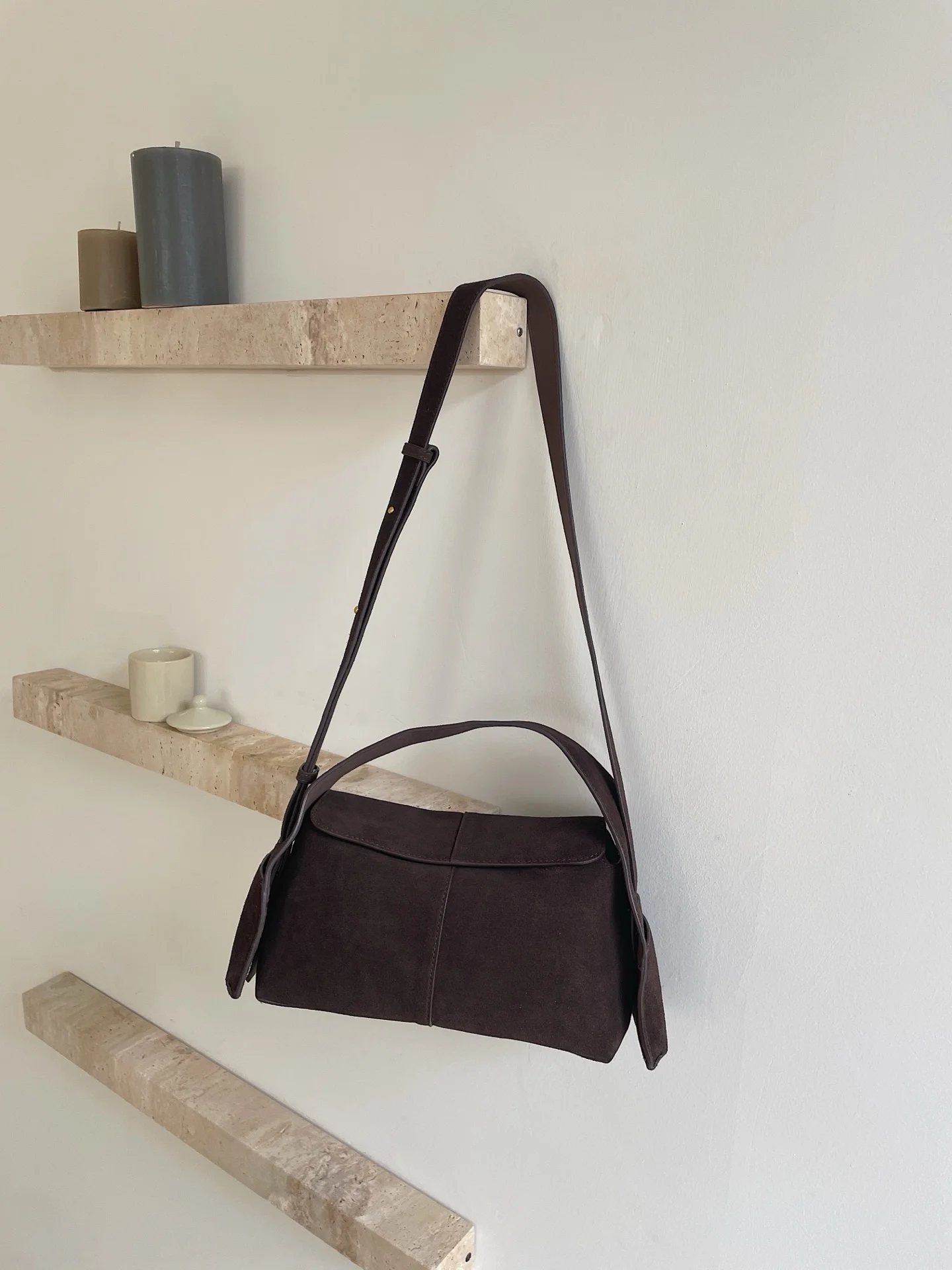 Women's Shoulder Bags Handbags Leather Bags Zipper Closure Large Capacity Underarm Shoulder Bags Fashion Stylev