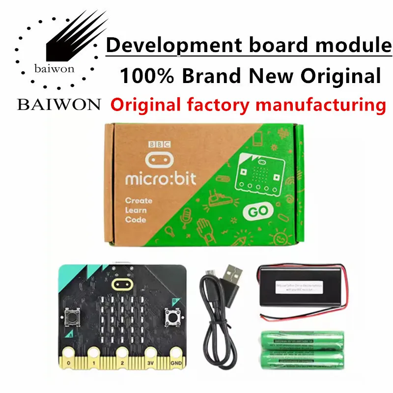 Плата разработки Microbit, плата расширения v2, комплект роботов, материнская плата Python, микро: бит V2.2