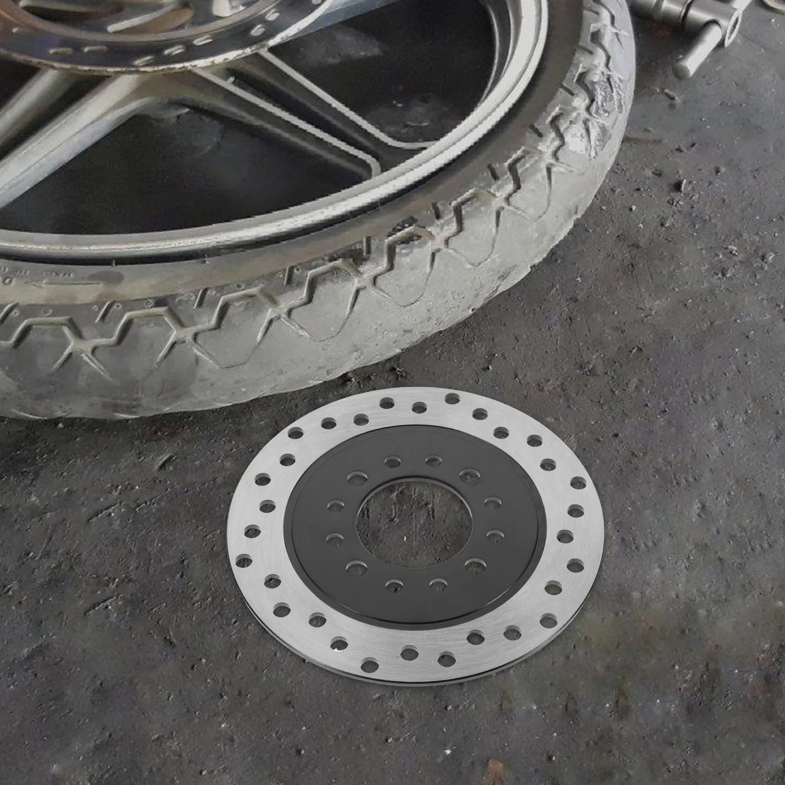 

Motorcycle Brake Disc 50cc 70cc 90cc 110cc 125cc ATV Kart Durable Material Heat Dissipation Enhanced Safety Practical