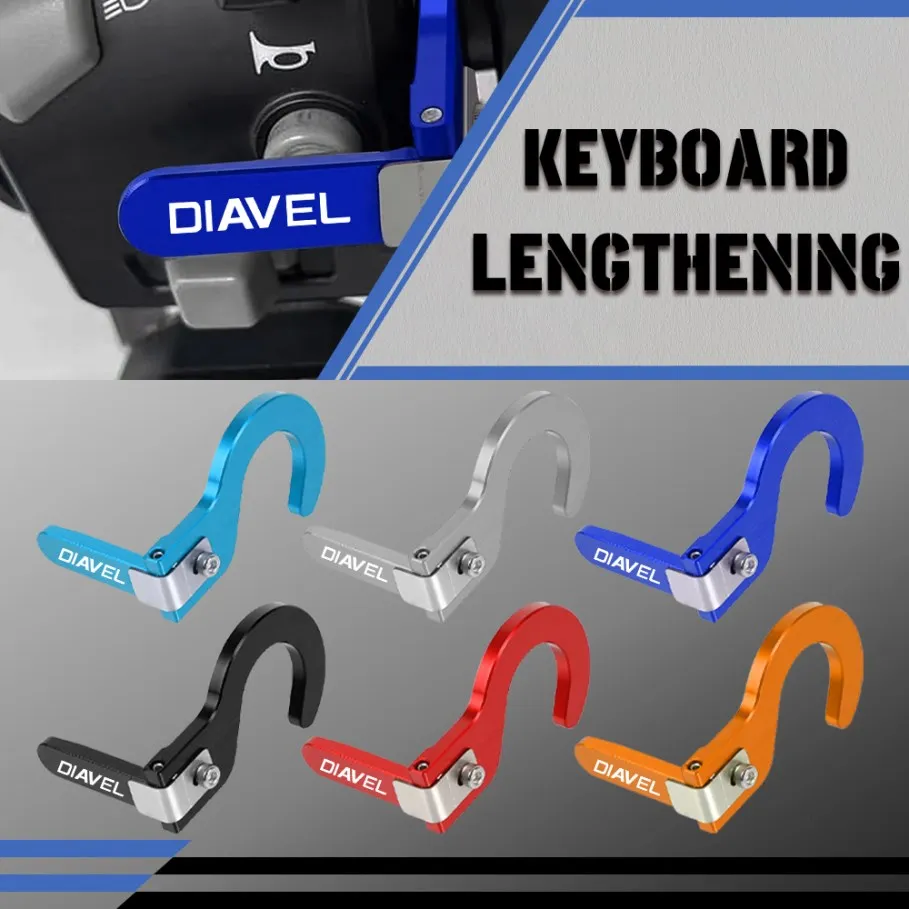 

ДЛЯ DUCATI DIAVEL 2011-2023 2024 2025 XDiavel S Diavel 1260 1200, кнопка включения звукового сигнала мотоцикла, корпус, удлинитель, детали кронштейна