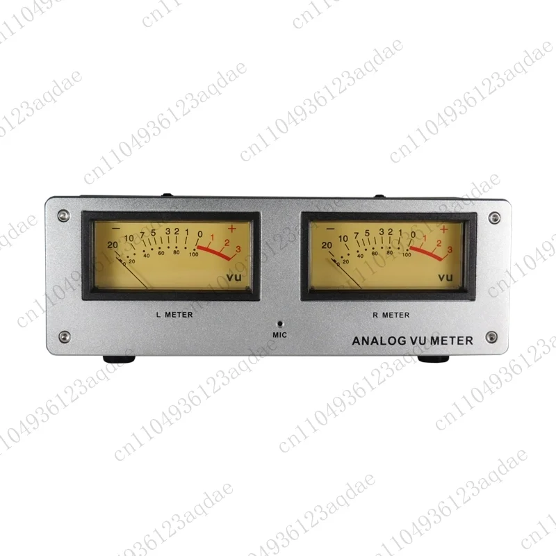 MIC-73 Voice-Activated Square VU Meter Level Meter Finished Unit with Aluminum Alloy Panel, No Wiring Required