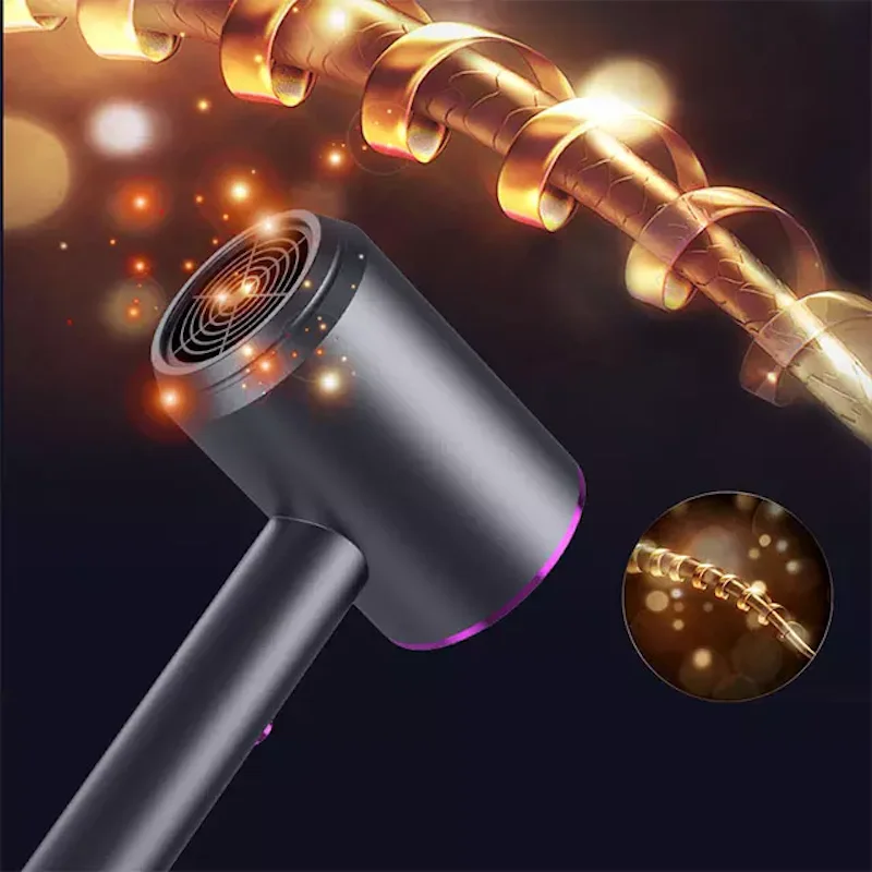 High quality professional ion hair dryer 1000W fast drying low noise hair dryer Portable hot and cold hair dryer image 6
