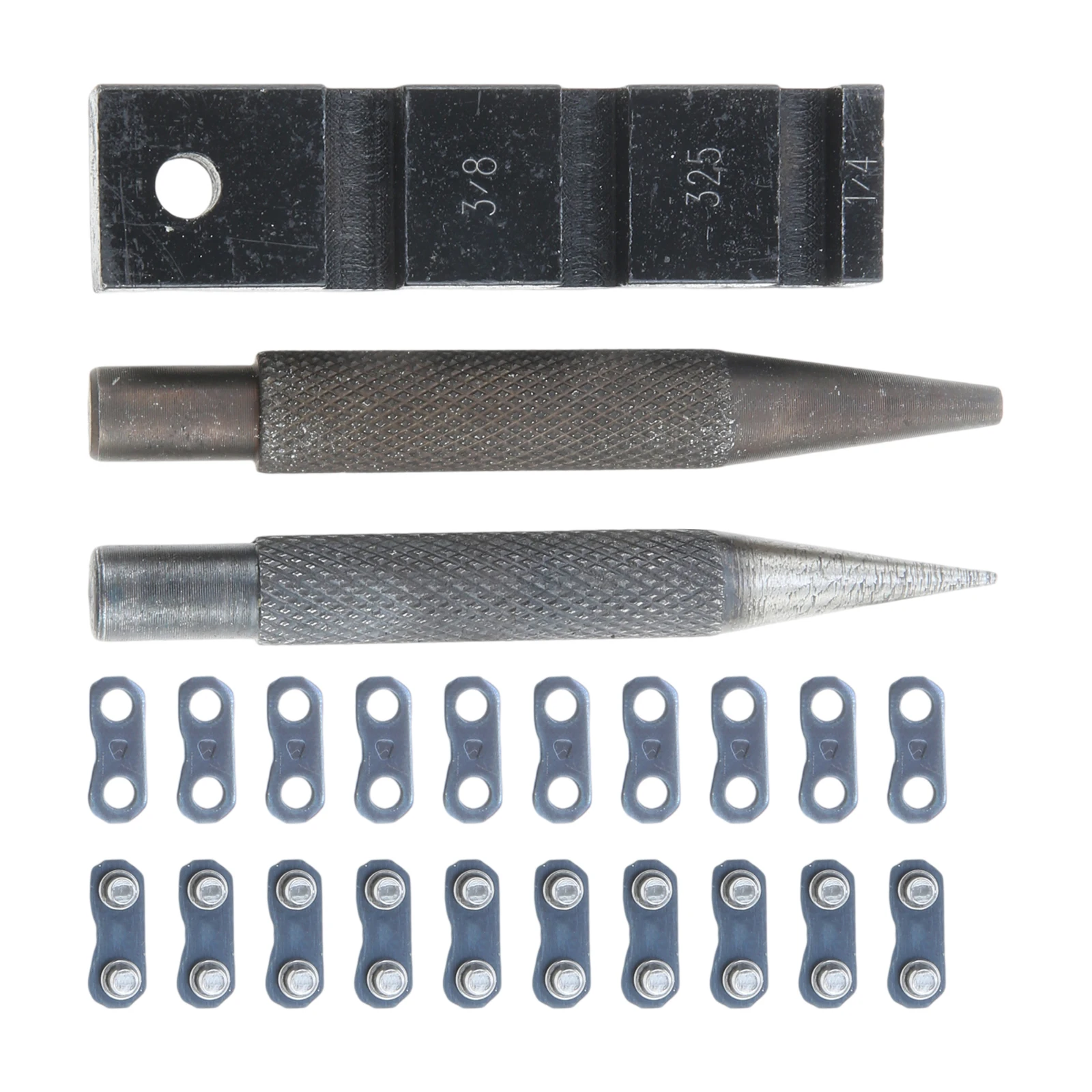 3PCS Metal Chainsaw Breaker For Chainsaw Parts For JOINING 325 058 Chains With 10 Sets 325' Master Links Tie Straps Easy To Use
