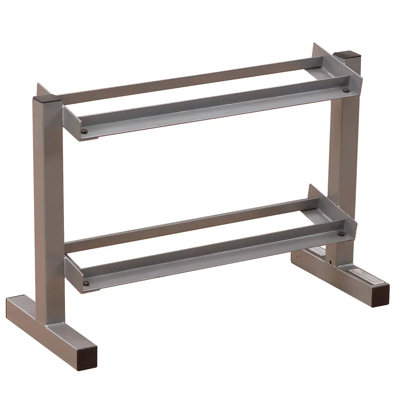 (PDR282X) 2-Tier Dumbbell Rack - Heavy-Duty 30inch Wide Weight Stand, Home Gym Storage Solution Holds 1 pair each of 5-30 lb