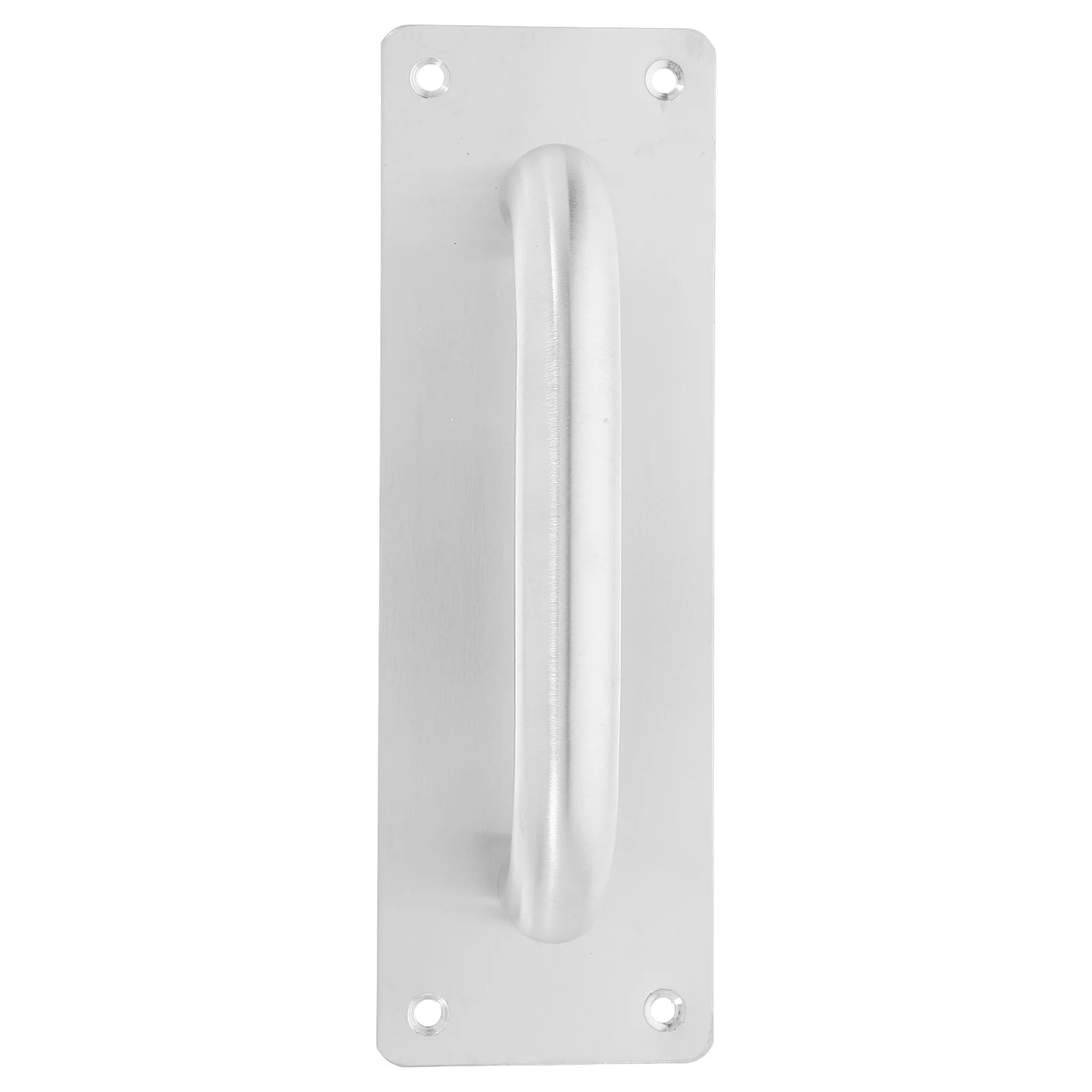 

Stainless Steel Metal Push Pull Door Handle Large Fireproof Heavy Duty Door Plate Commercial Replacement Gate Handles