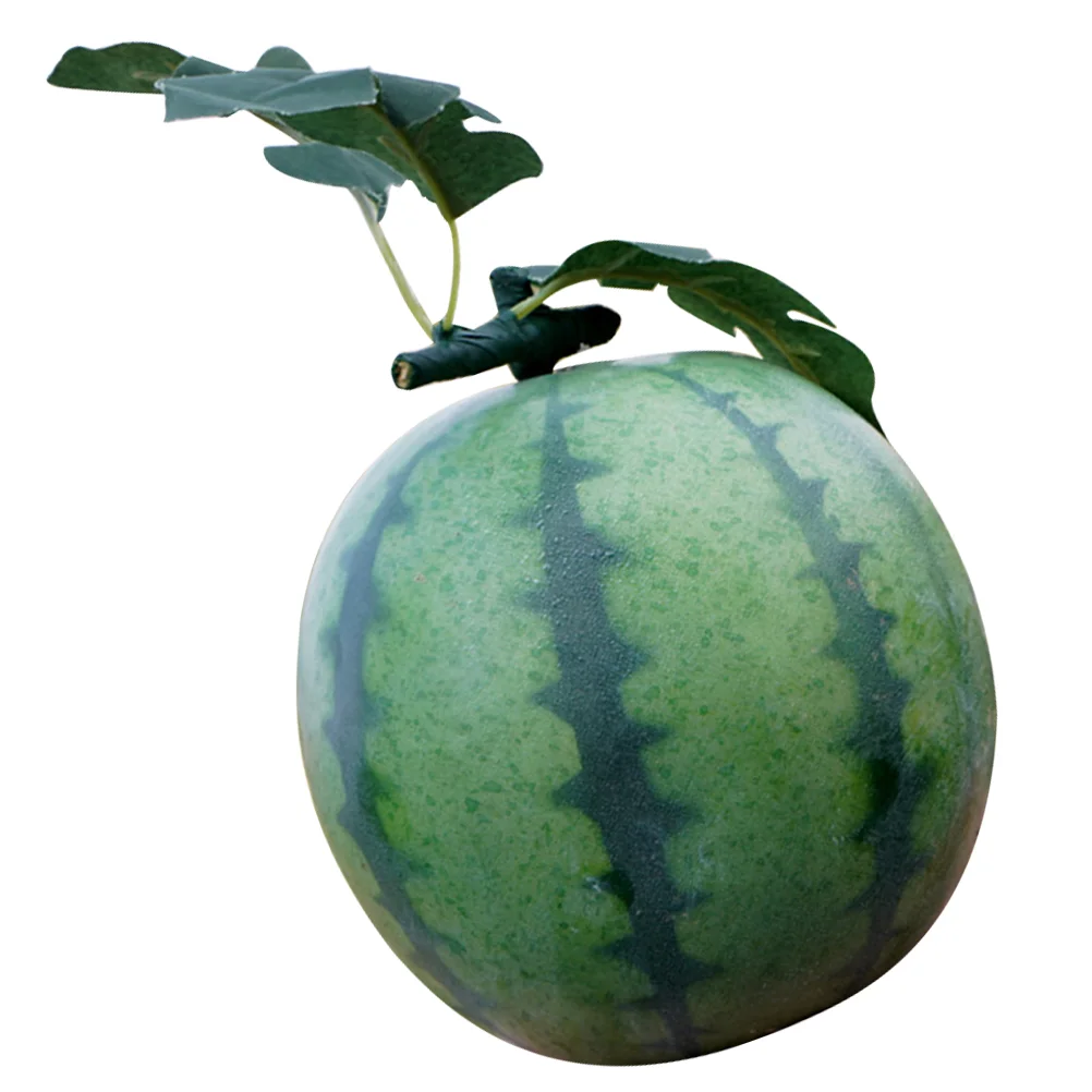 

Simulated Watermelon Tray Decor Fruits Decorative Foam Faux Ornament Imitation Adornment Display Prop Toy Set Child