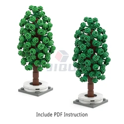 147 PCS 5 Petals Flower Tree Model Building Blocks Creative City Garden Scene Street Plants MOC Construction Bricks Kid Toy Gift