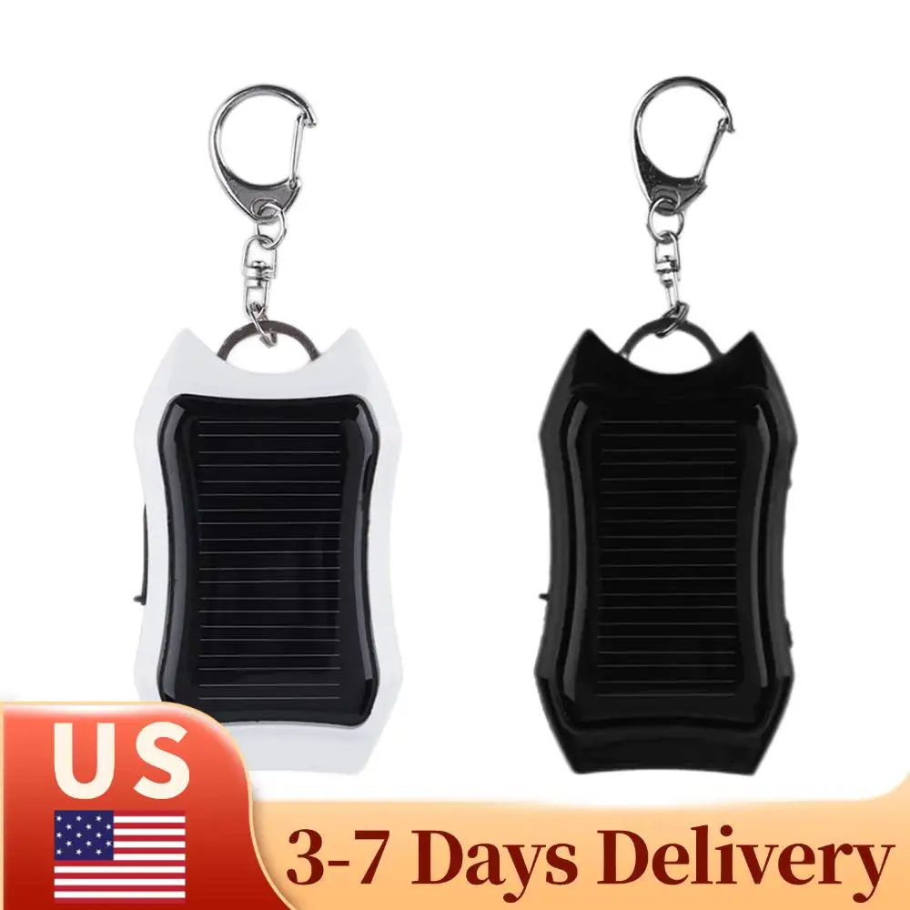 

Keychain Fast Charging Power Supply Universal Solar 950mAH Portable Charger with 3 LED Light Charging Equipment for Most Device