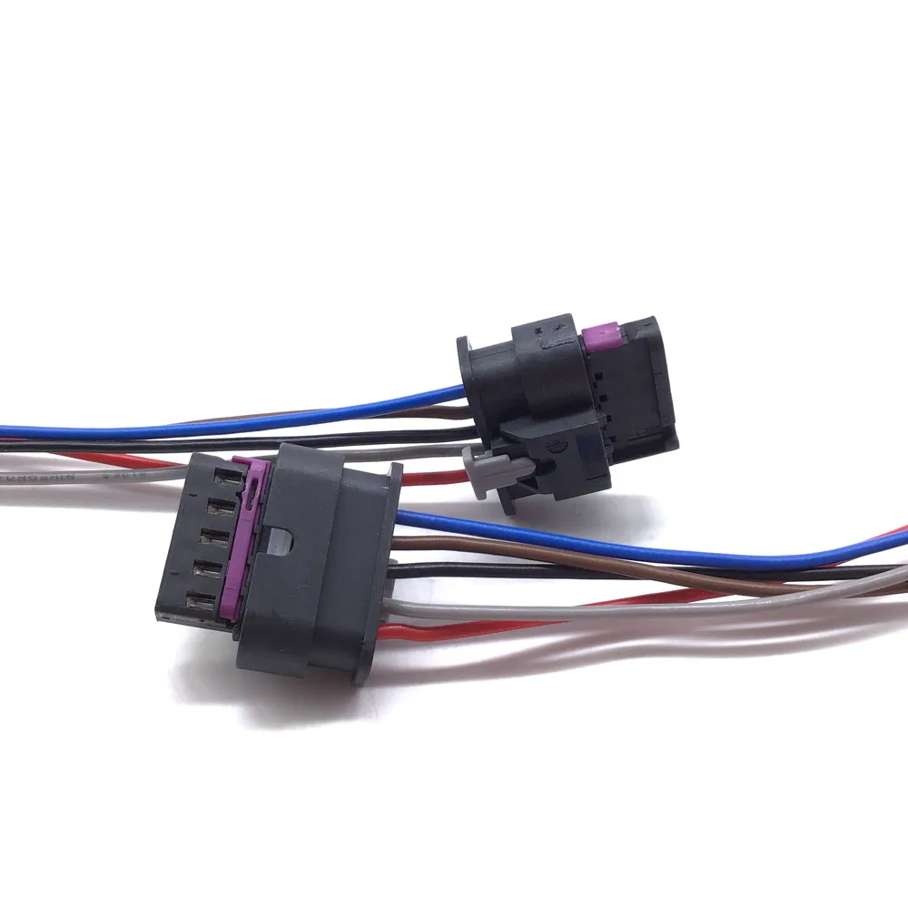 4F0973705 Mass Air Flow Sensor MAF Connector Pigtail 5 Pin For VW Golf Jetta Audi A3 A4 A6 Seat Skoda