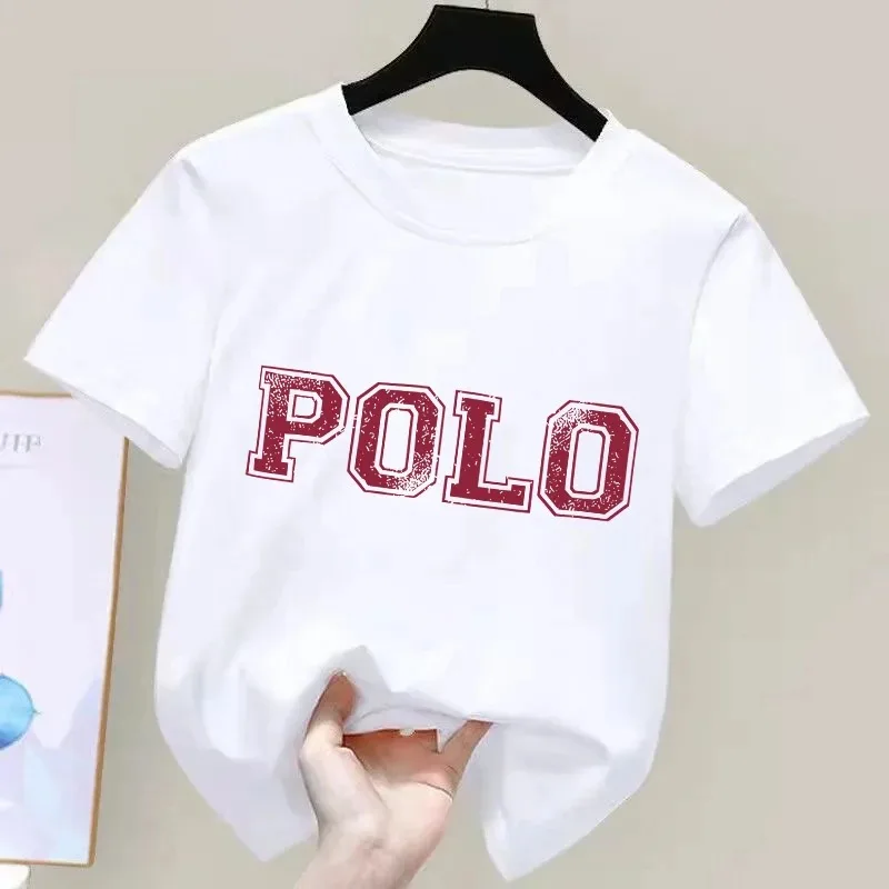 2026New Korean Style Cotton T-Shirt for Kids Casual Fashion Printed Top Round Neck Short Sleeve Pure Cotton Versatile S...