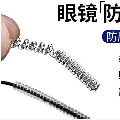 Imagen 2 del producto Transparente fácil fijo antideslizante caída para gafas elástico duradero silicona suave previene alergias gafas de sol ganchos para las orejas