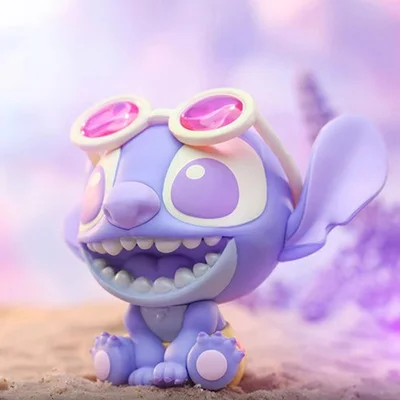 Stitch Hot Toys Disney 100th Anniversary Fantasy Purple Stitch Blind Box Purple Stitch Handmade Decoration Girl'S Birthday Gift