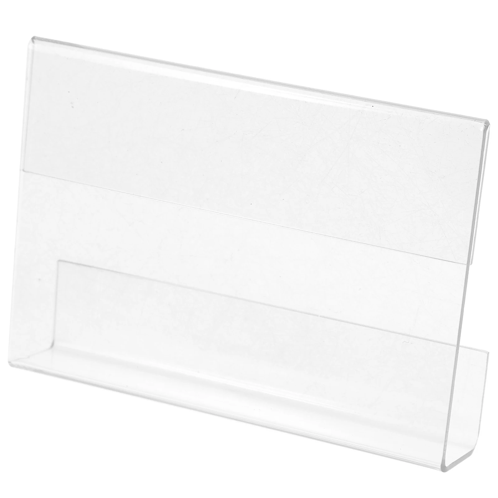 

Sturdy Acrylic Office Name Card Holder Hanging Clear Job Information Rack Desktop Position Holder Lightweight Portable Workplace