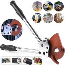 Heavy-Duty Ratcheting Cable Cutters: Efficient J40 Wire Cutter for Large Copper Aluminum and Armored Cables Up To 300 Mm²
