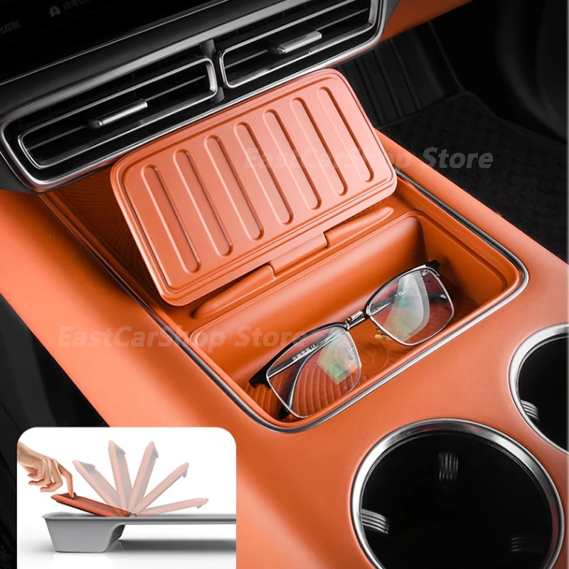 

For LEADING IDEAL LiXiang L7 L8 L9 Car Wireless Charging Protective Mat Silicone Cup Protective Artifact Car Accessories