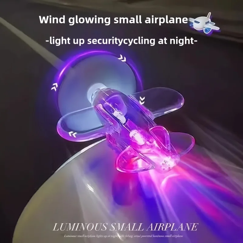 

Светодиодный самолет с ветровым питанием, украшение для мотоциклов, руль автомобиля, зеркало заднего вида в ночное время, вращающиеся светодиодные фонари, украшение в виде самолета