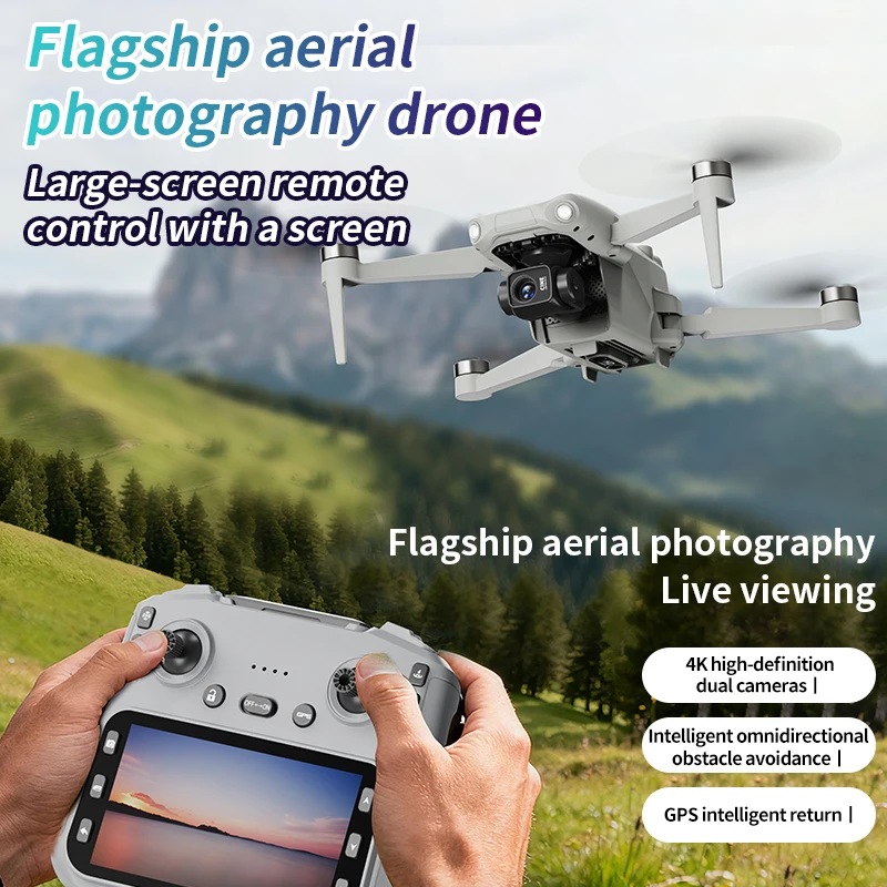 CZ30 Drone GPS 1.5km WIFI FPV 3-axis Gimbal 4K Dual Camera Trajectory Flight Smart Follow 4.5