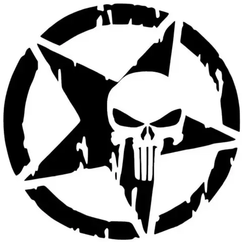 10 best sales punisher decal - №8