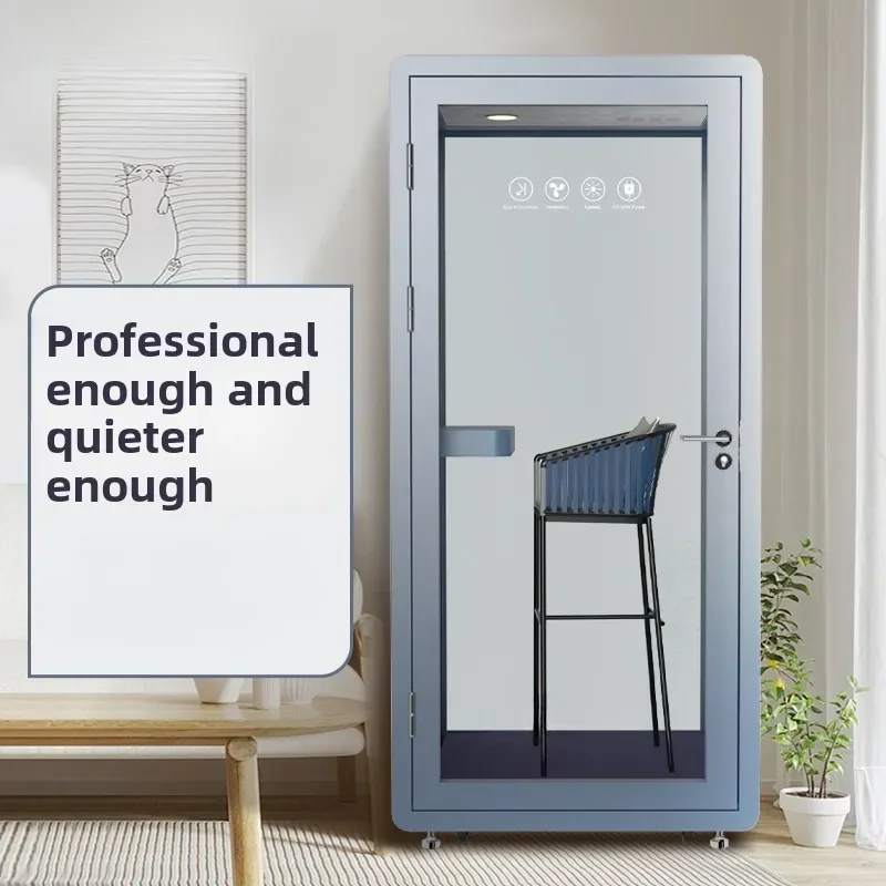 Sound insulation room Home mobile live stream Office phone booth Recording studio Piano room Silent sleep compartment