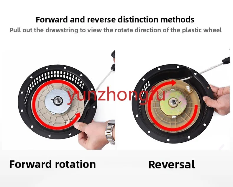 مناسبة للمحرك المبرد بالهواء ذو الأسطوانة الواحدة KM170/178/186F لمجموعة لوحة محرك الديزل المسحوب يدويًا #3