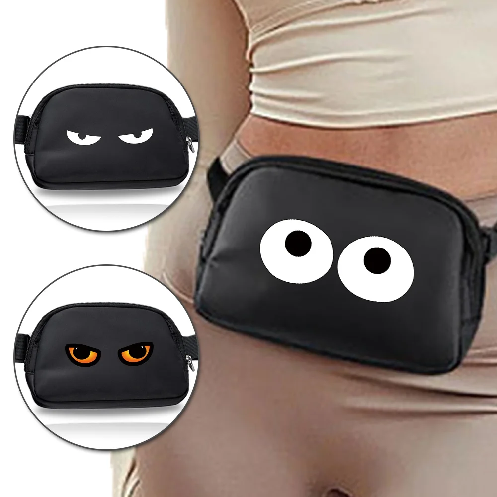 Waist Bag Fanny Pack Cross Bag Crossbody Bags Unisex Outdoor Sports Organizers Mobile Phone Storage Bags Chest Printing Pattern